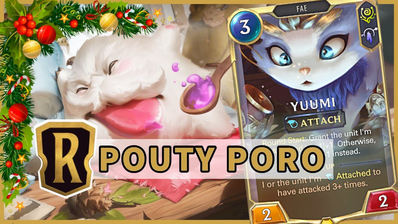 Big poro in action! Yuumi/Teemo| Legends of Runeterra Deck
