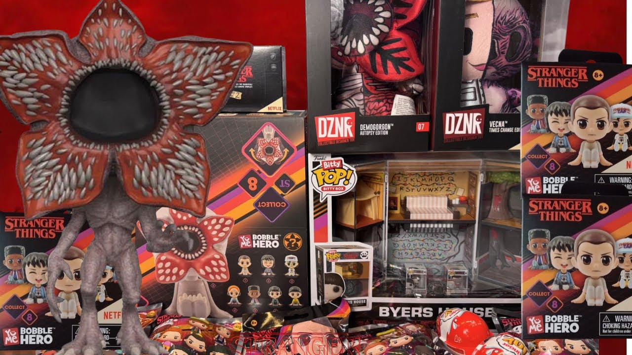 Stranger Things Toy Unboxing Compilation 😱| Mystery Toys | Satisfying asmr ✨
