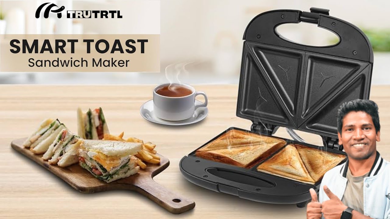 How To Use Sandwich Maker | TruTrtl Sandwich Maker Unboxing & Review