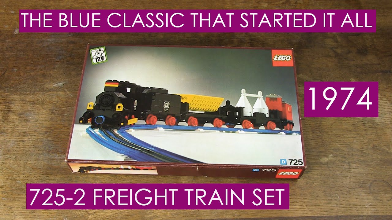 LEGO 725-2 Freight Train Set (1974) – Vintage 12V Classic with Original Box! #lego #legoland