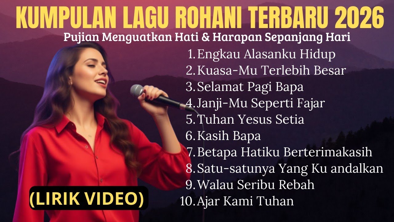 Kumpulan Lagu Rohani Terbaru 2026 | Lagu Rohani Terbaik Mengiringi Hari | Engkau Alasanku Hidup