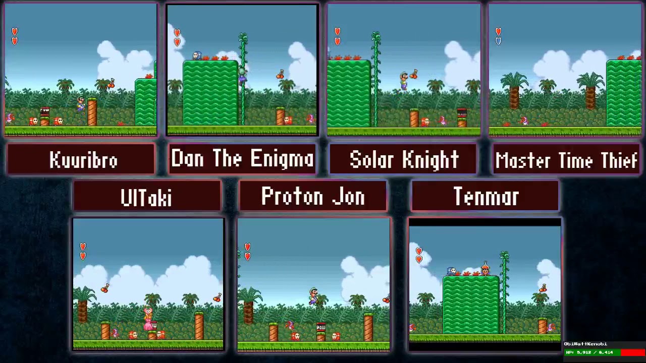 ProtonJon - 7-Player Super Mario Bros. 2 Race & More