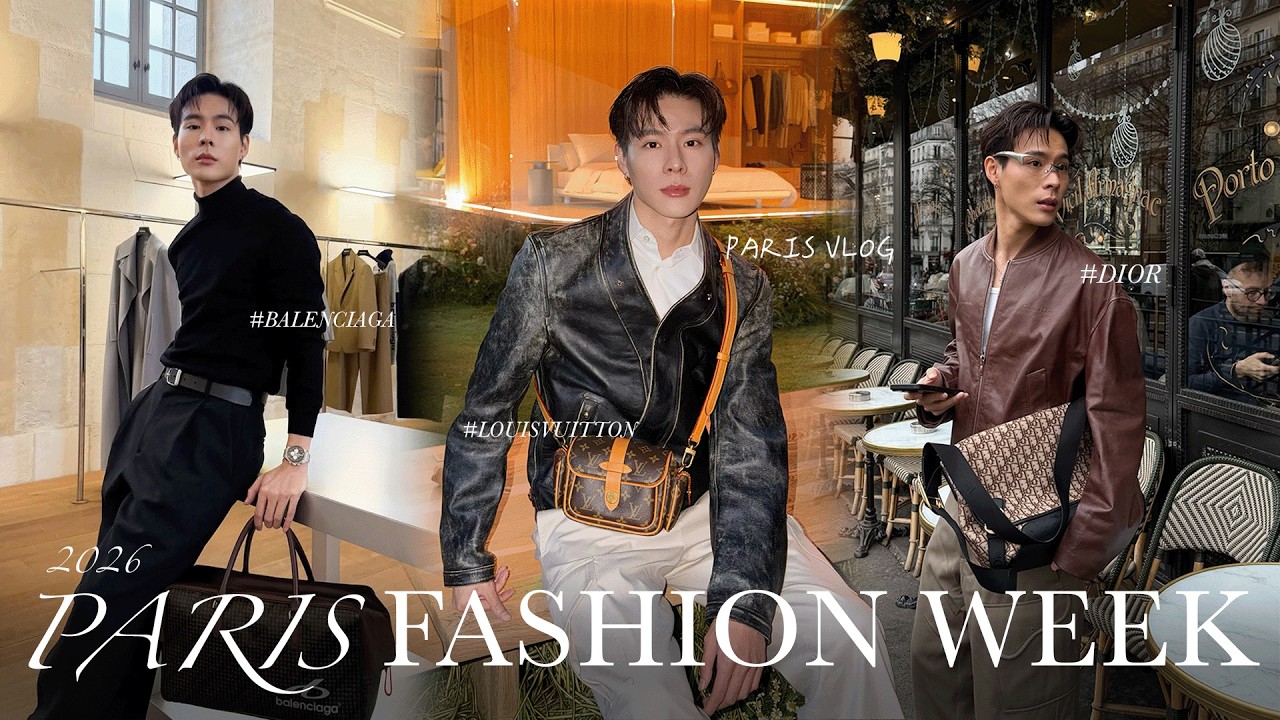【Jack Gohr in Paris Fashion Week Fall Winter 2026】Men's Week 2026 vlog