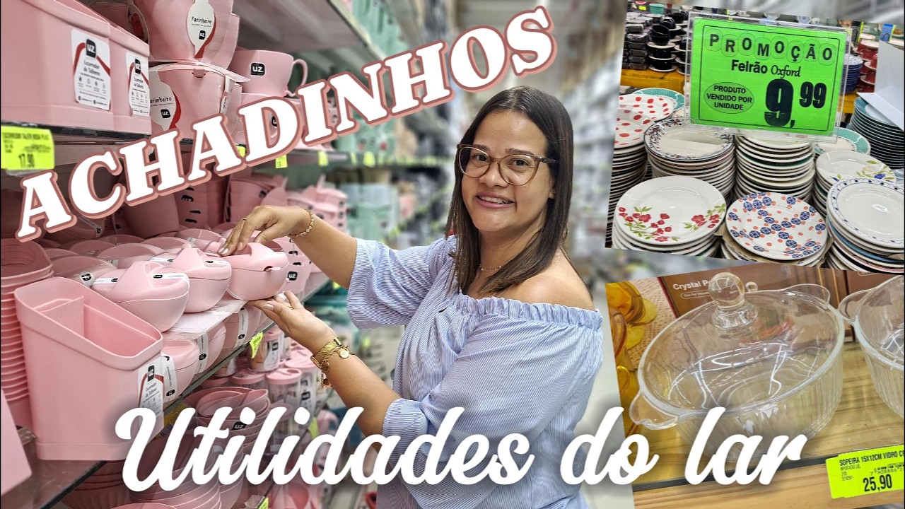 A LOJA QUE AS DONAS DE CASA AMAM!!! MUITA NOVIDADE E PROMOÇÕES NAS UTILIDADES DO LAR.