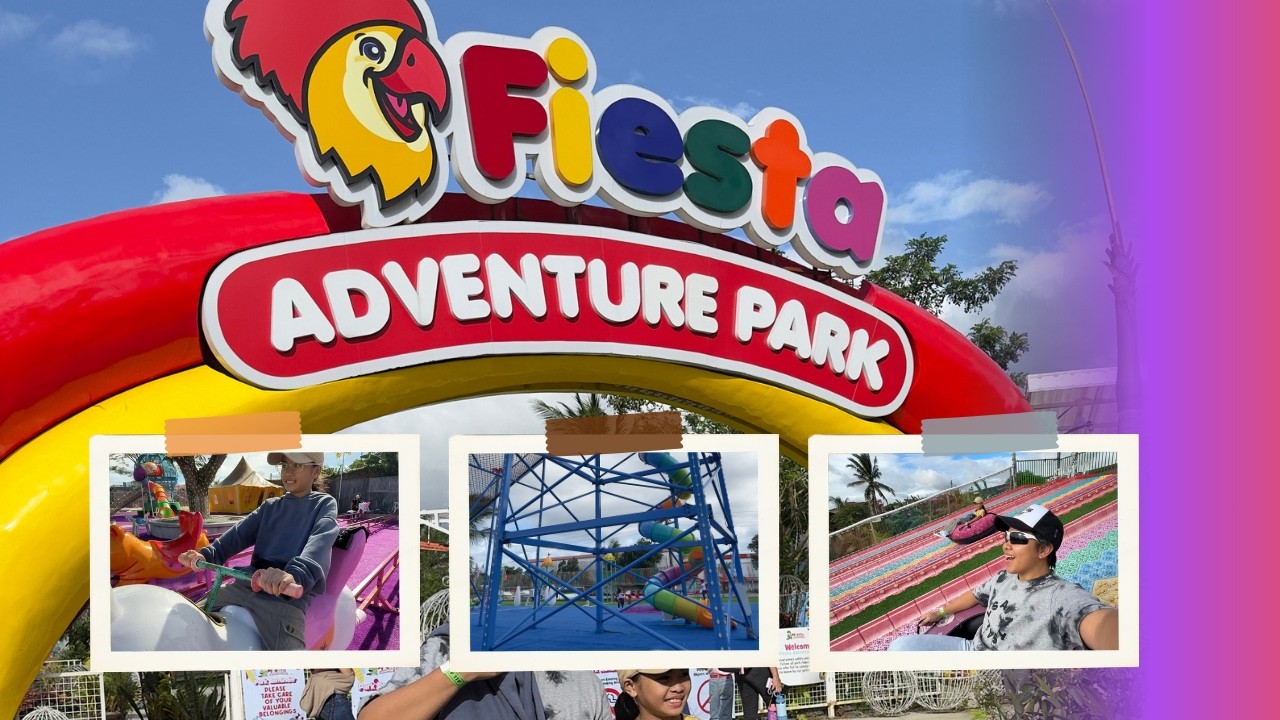 Two introverted kids went to the Fiesta Adventure Park in Batangas!