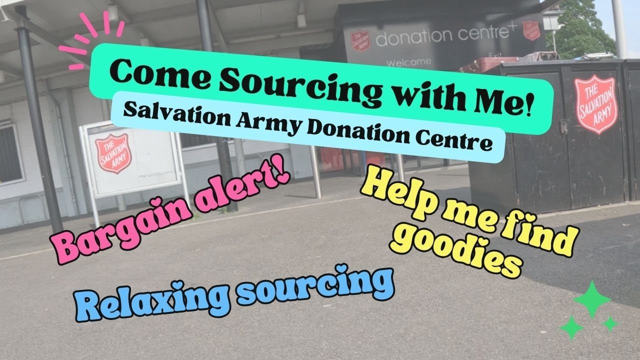 Come Thrifting at Chesterfield's Salvation Army Donation Centre! Reseller Goes Sourcing!