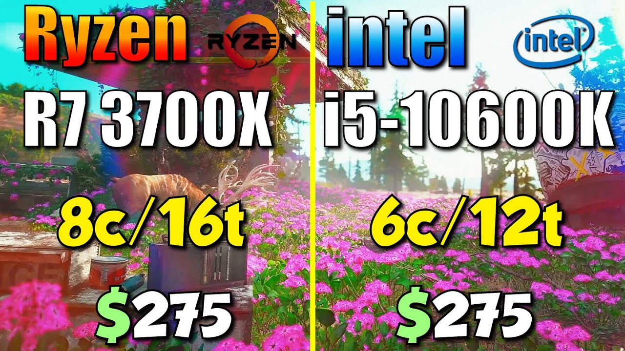 Intel i5-10600K vs. Ryzen 7 3700X