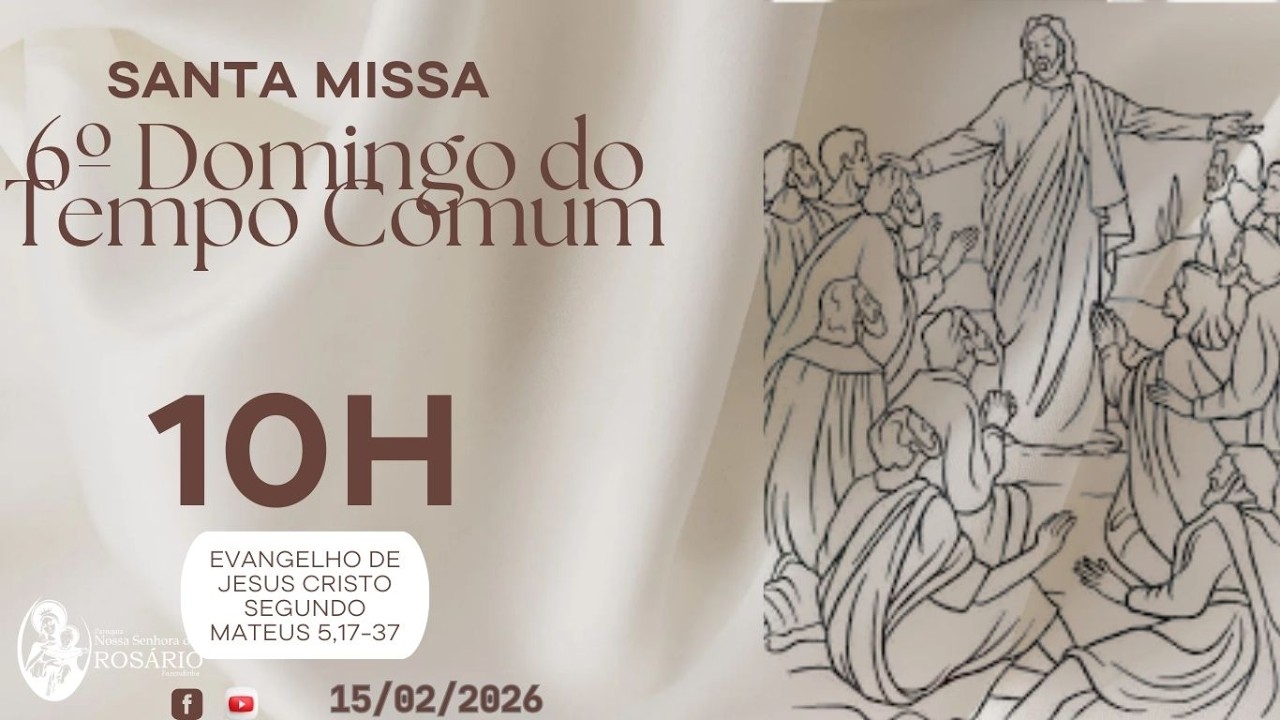 Domingo, 15 de Fevereiro de 2026    6º Domingo do Tempo Comum