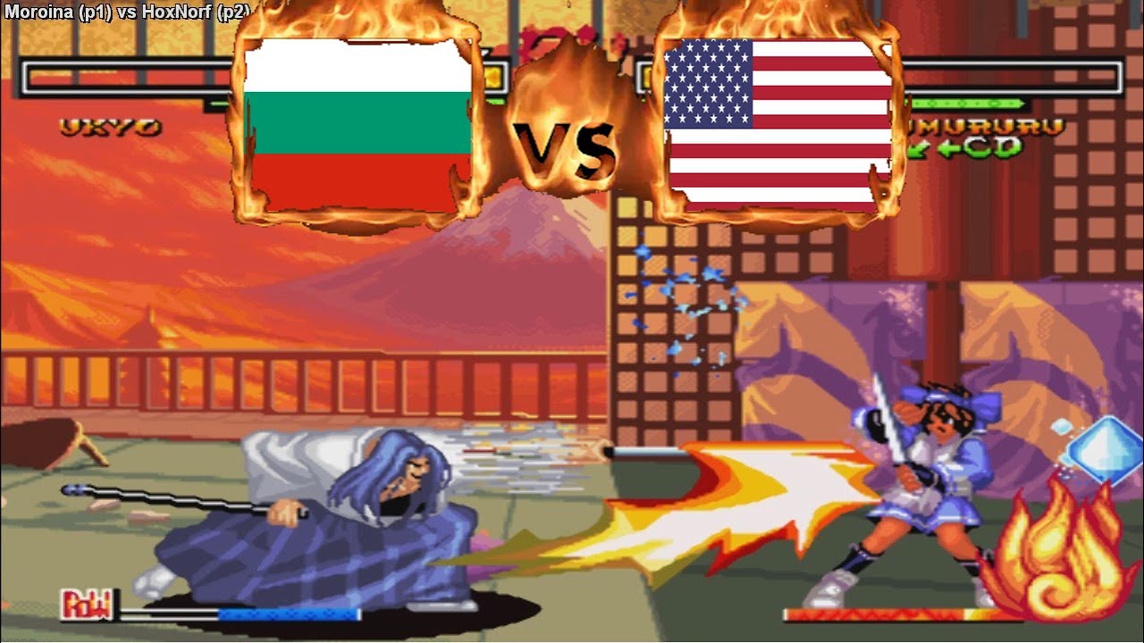 Samurai Shodown V - Moroina (BGR) VS (USA) HoxNorf [samsh5] [Fightcade] サムライスピリッツ 零 / 사무라이 스피리츠 제로