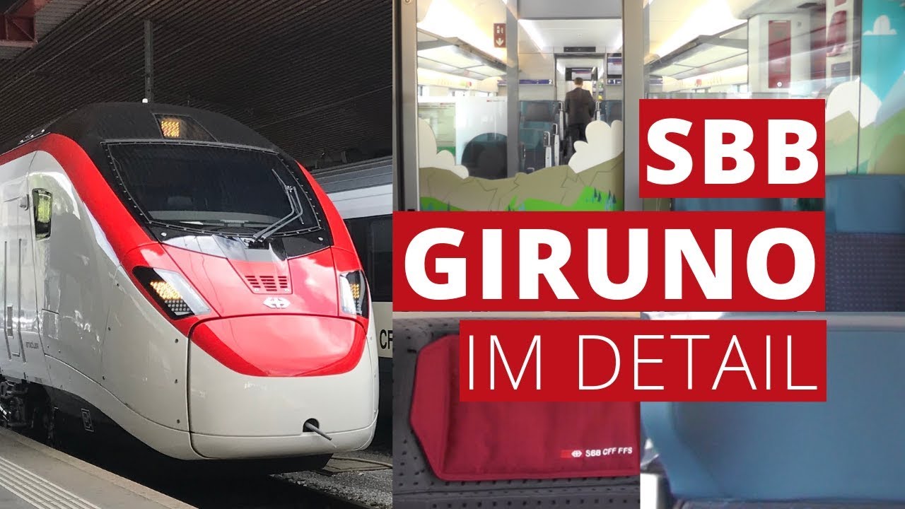 Ein stylischer Zug! | Der SBB Giruno im Detail