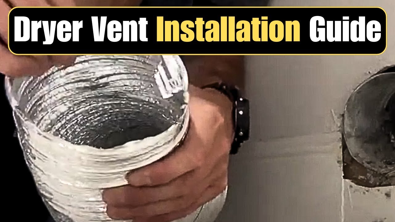 Установка вентиляционного отверстия сушилки стала проще