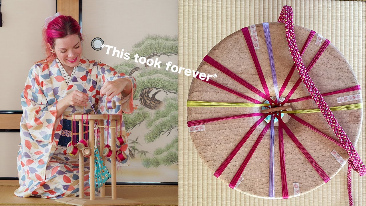 Trying to Braid Kumihimo... It was not a complete disaster!