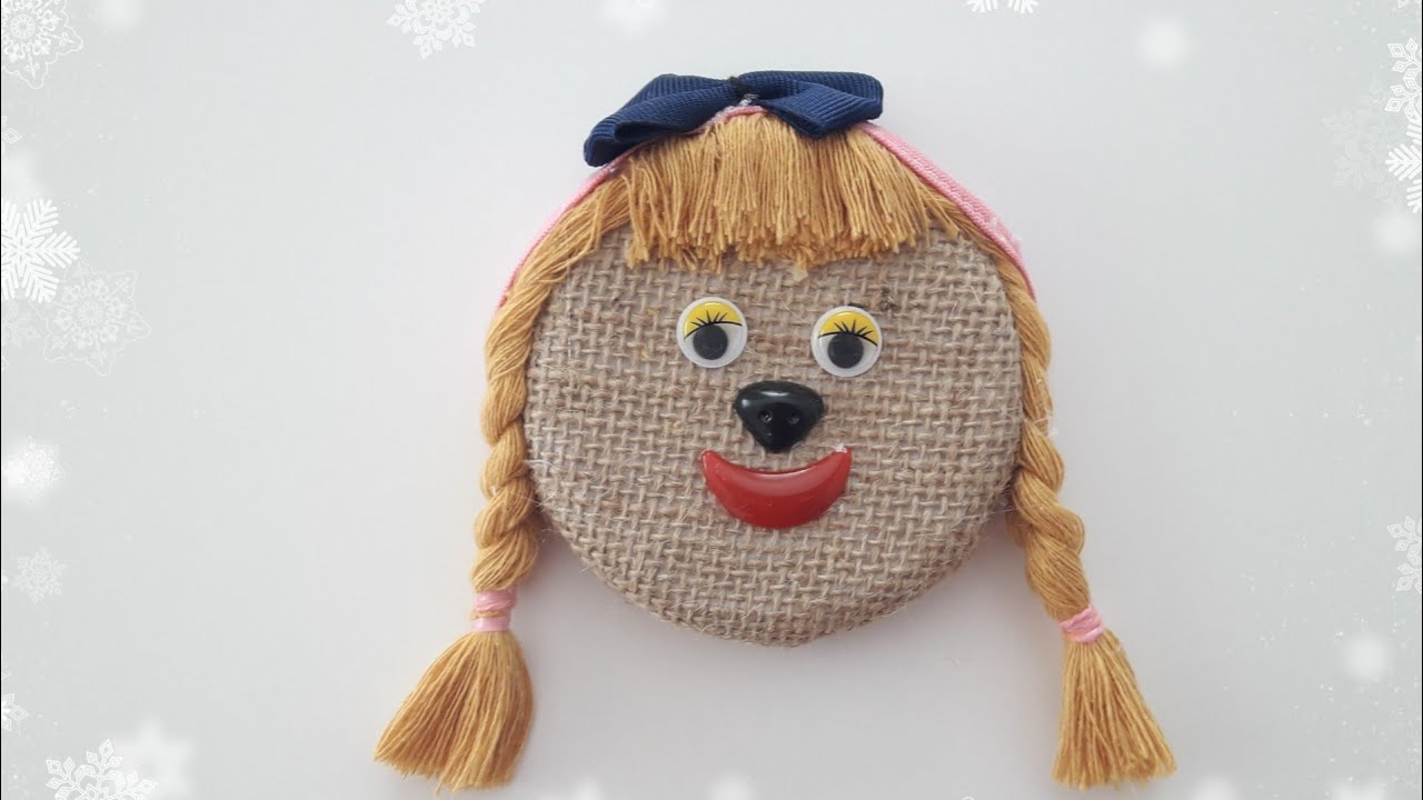 kavanoz kapağından çok eğlenceli magnet yapımı #kendinyap #magnet #yapımı