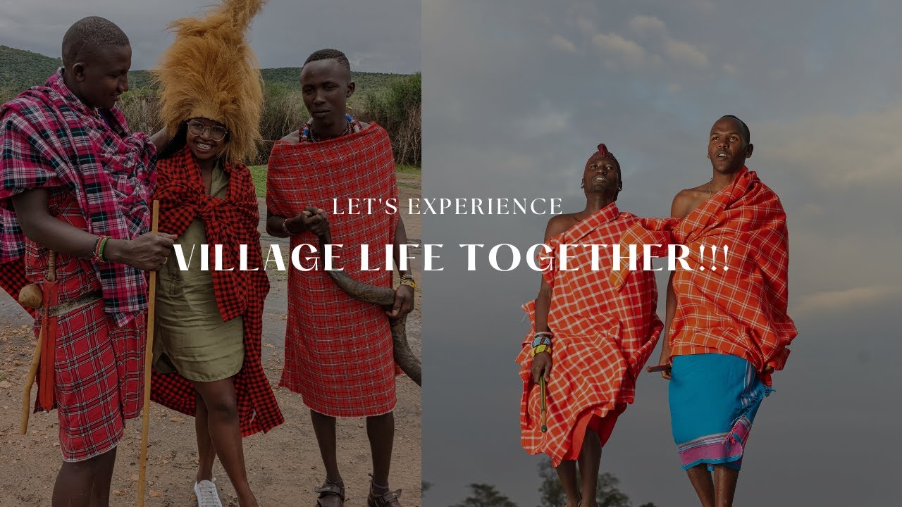 African Village Life/Maasai Village/ See what a Maasai Manyatta looks like!!