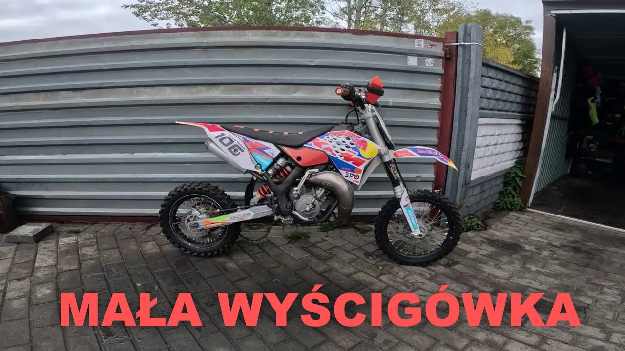 Motocykl zawodnika KTM sx 65ccm 2T