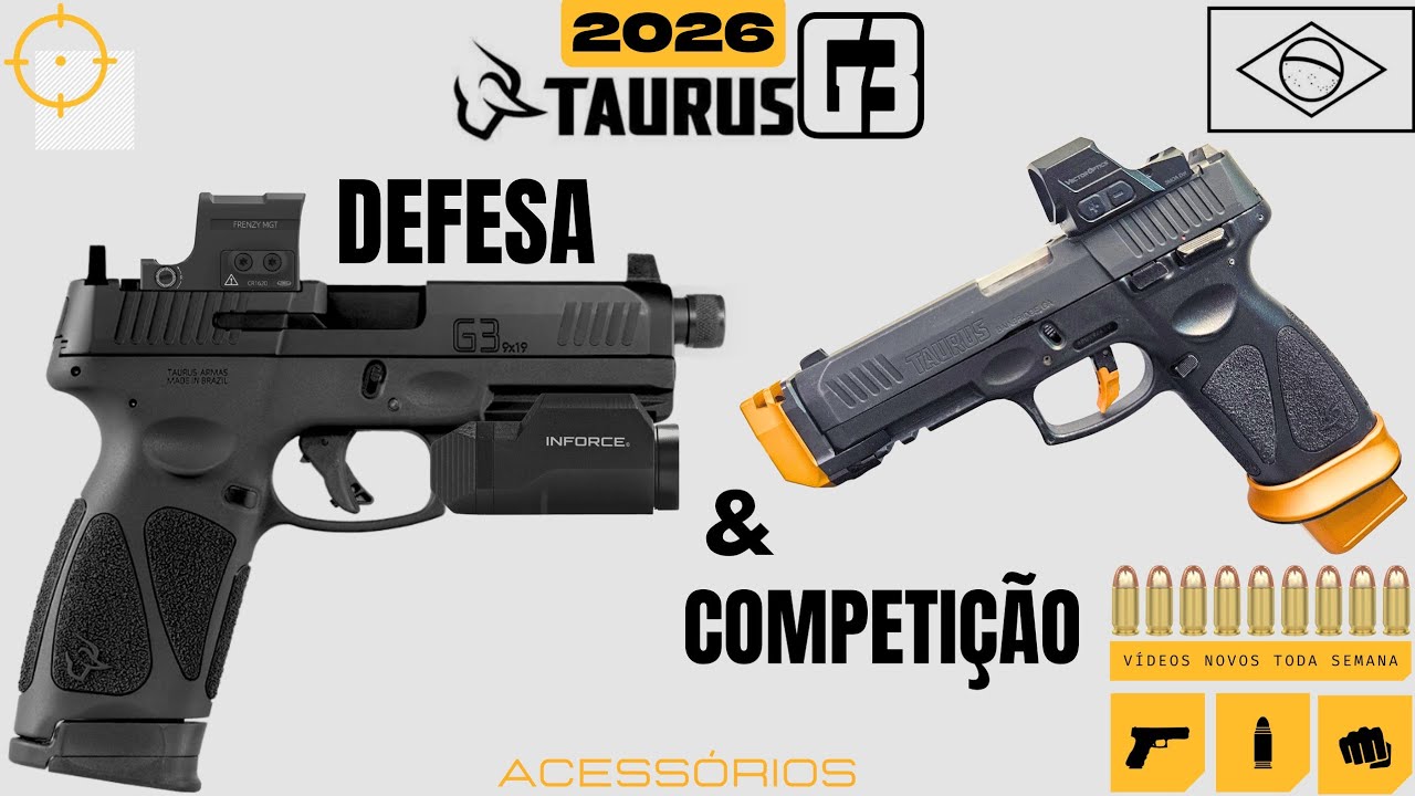 Taurus G3 38TPC  Defesa e competi&ccedil;&atilde;o 