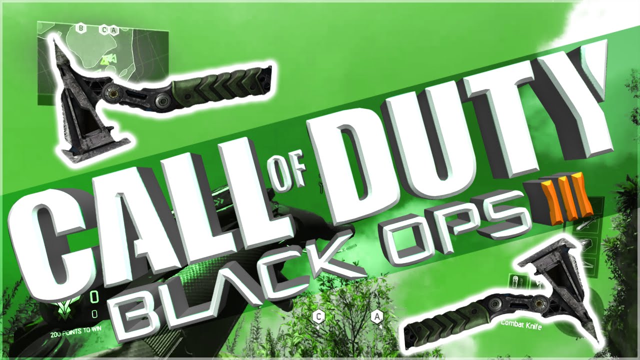 MY FIRST BLACK OPS 3 ACROSS MAP COMBAT AXE!