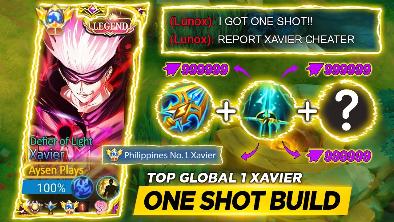 WTF DAMAGE!! THIS NEW XAVIER BUILD CAN 1 HIT ENEMIES!! (SUPER INSANE DAMAGE) 😱 | MLBB