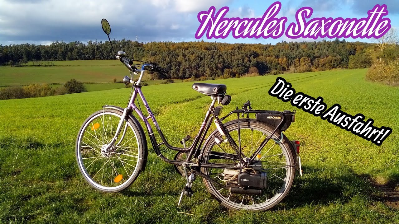 Hercules Saxonette - Die erste Ausfahrt! - Rund um und durch Niederaula