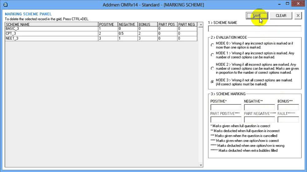 Addmen OMR SOftware: OMR Sheet Checker Operation (Set Answer Key)