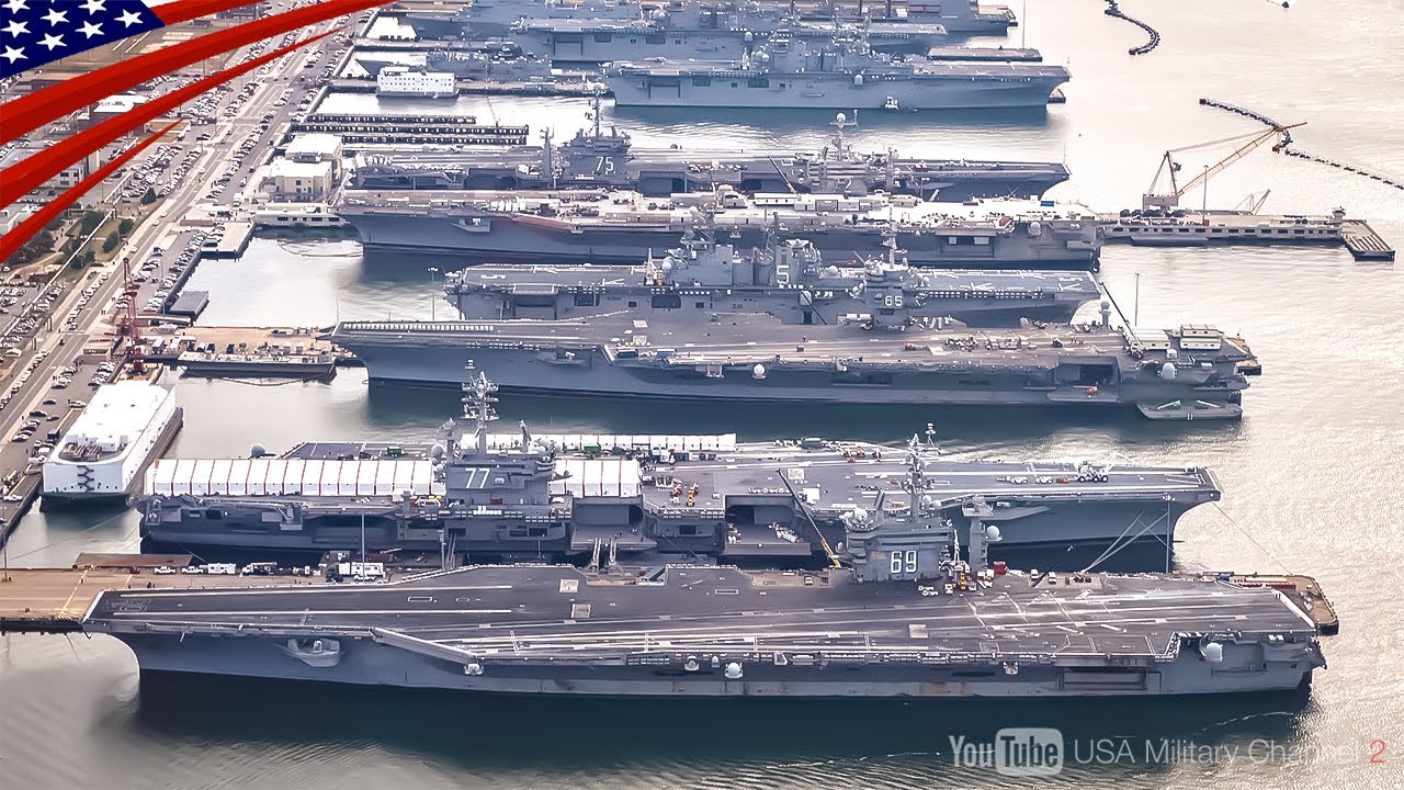 【世界最大の軍港・ノーフォーク】4つの空母打撃群を配備する巨大海軍基地