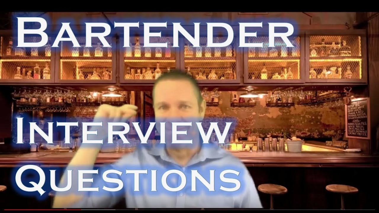 Become a Bartender: 5 Most Asked Interview Questions
