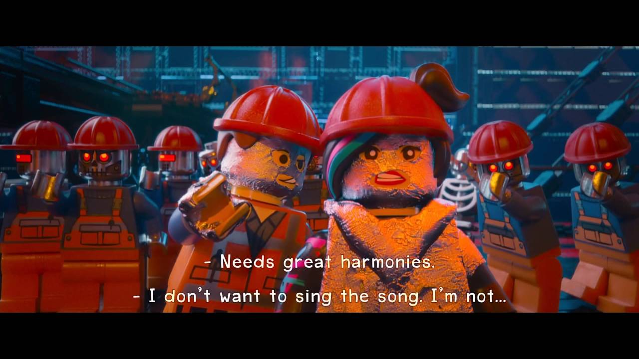 The LEGO Movie - Everything is Awesome (Robot Scene) Lyrics 1080pHD