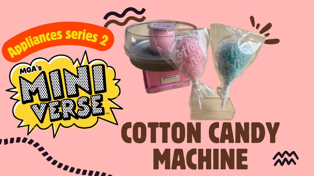 Cotton Candy machine from the mini verse appliances series 2! With a hack to get the pink machine!