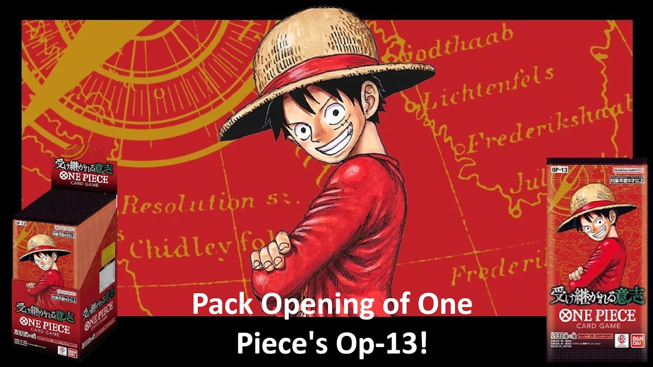 Hoping for Red! (AKA a Red Manga Card) Opening One Piece's TCG Op-13! #onepiece #cards #onepiecetcg