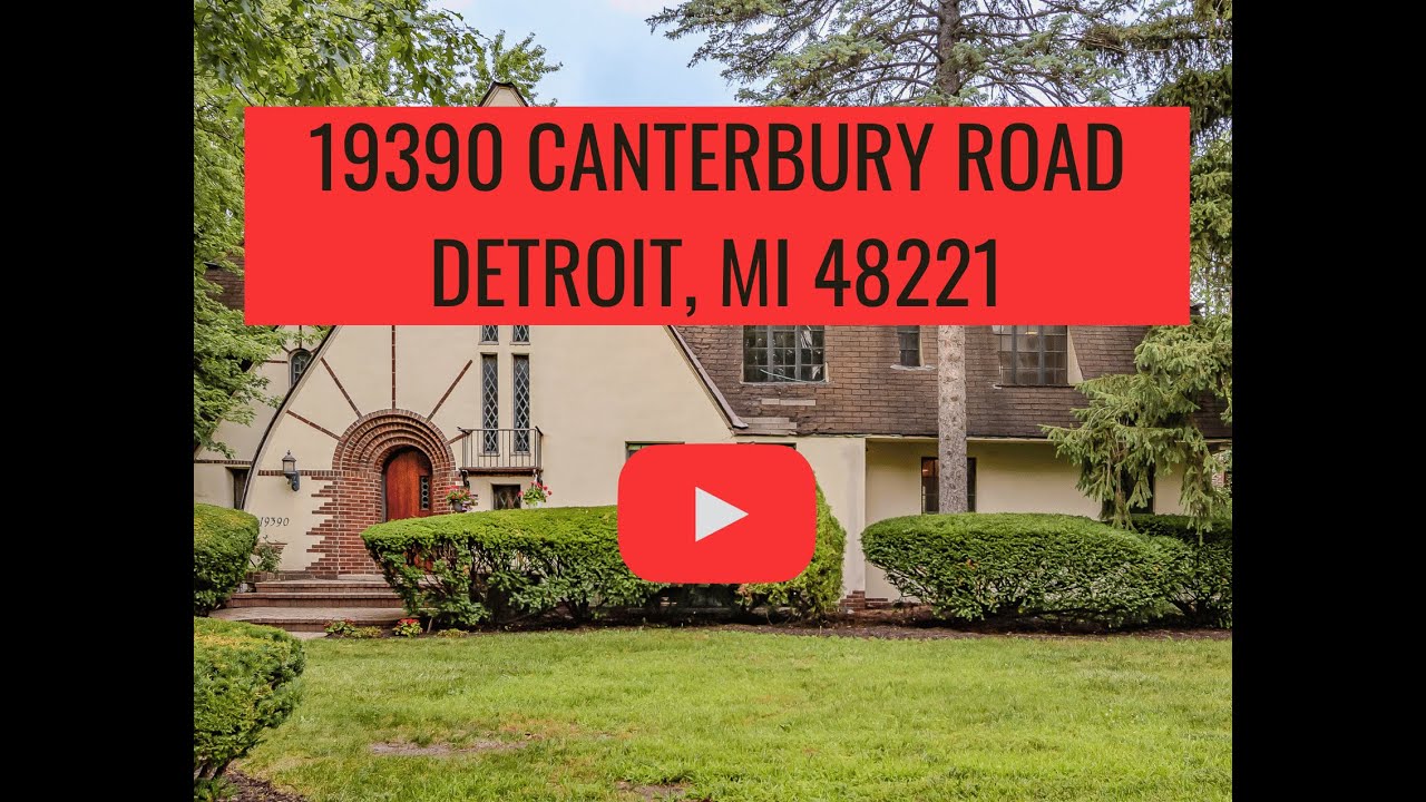 Tudor House For Sale Detroit   Sherwood Forest  19390 Canterbury Road Detroit, MI 48221