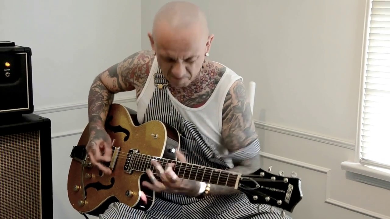 MAT RILE - GRETSCH Psychobilly guitarist guitar Rockabilly GRETSCH  FENDER TV JONES