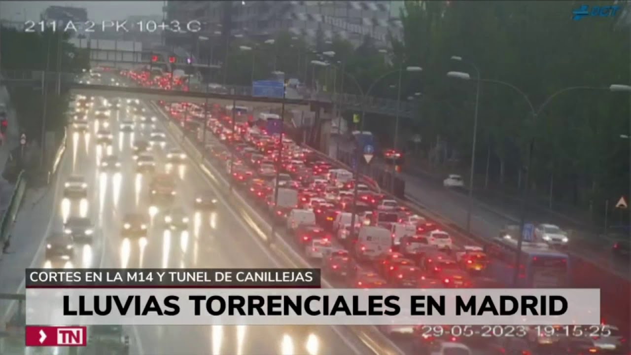 El colector de Rejas vuelve a causar estragos en el barrio Aeropuerto Canillejas y Alameda de Osuna