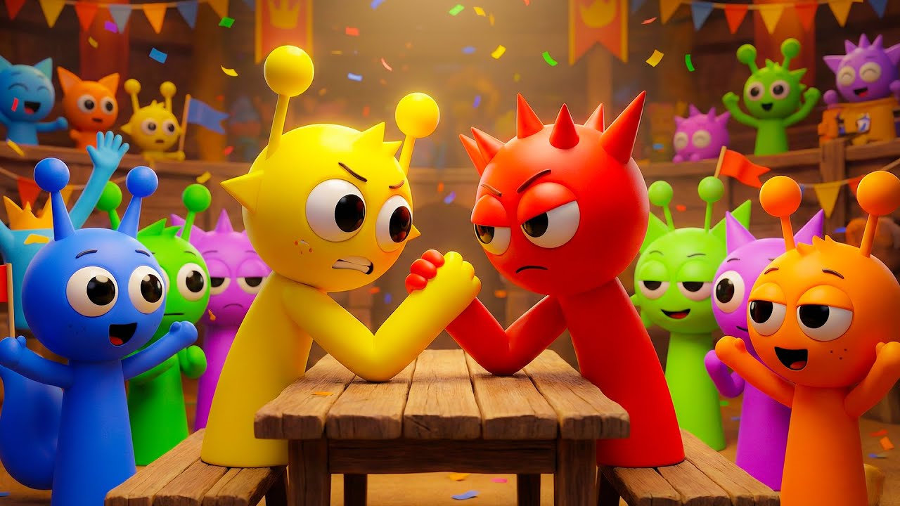 Sprunki Arena : Can Friendship Survive This? 😨🎭 | Funny Sprunki Animation