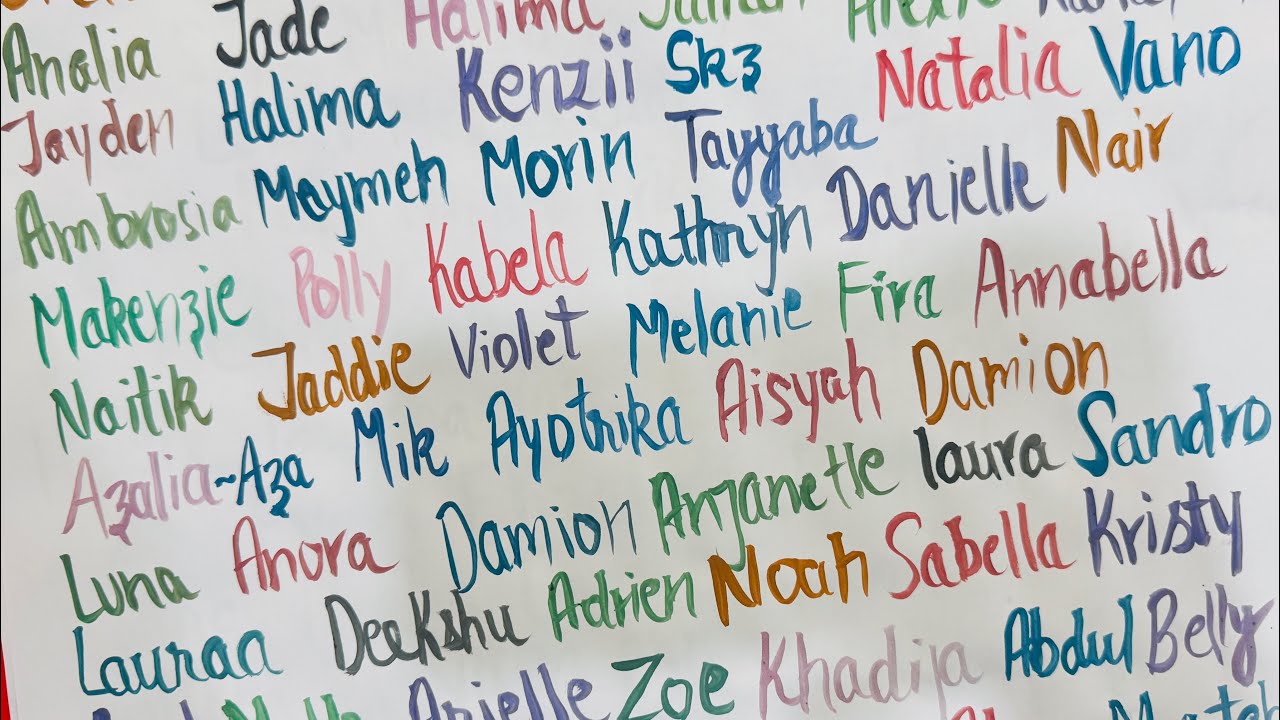 Over 500+ names writing live. Check unique names across the world. #boynames#girlnames #uniquenames 