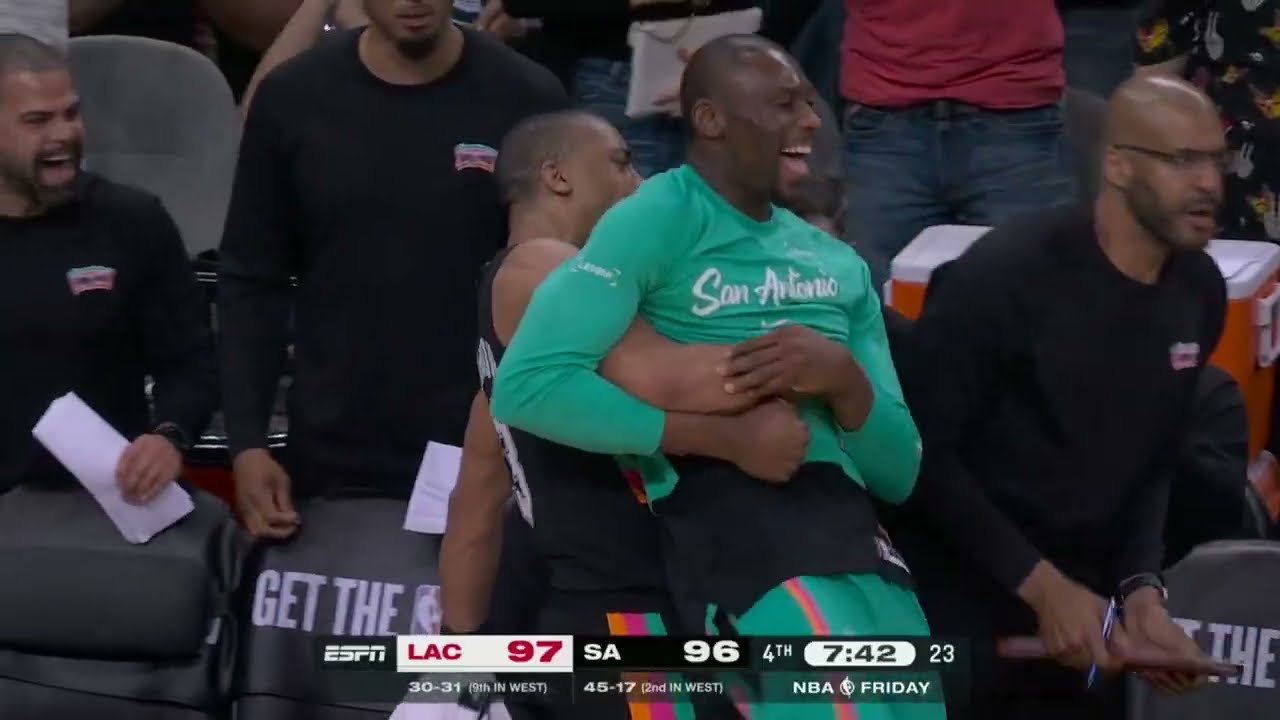 SPURS CLAW ALL THE WAY BACK 😱 Complete 25-PT second-half comeback vs. Clippers | NBA on ESPN