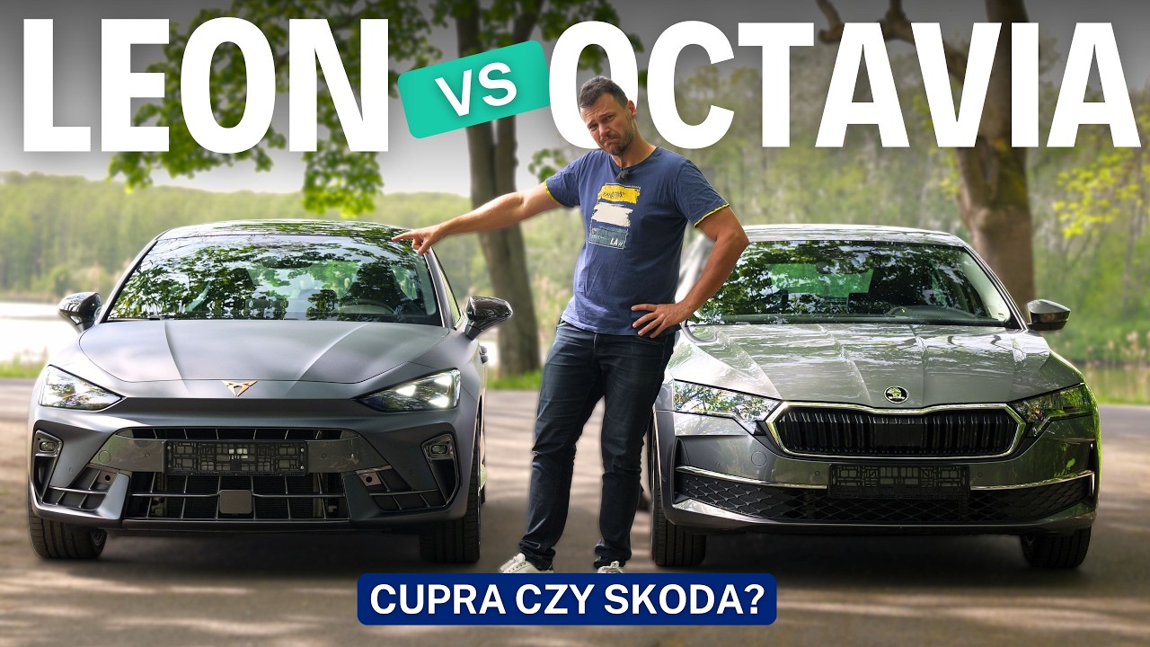Cupra Leon 1.5 TSI vs Skoda Octavia 1.5 TSI – Który lepszy? Porównanie kompaktowych aut rodzinnych.