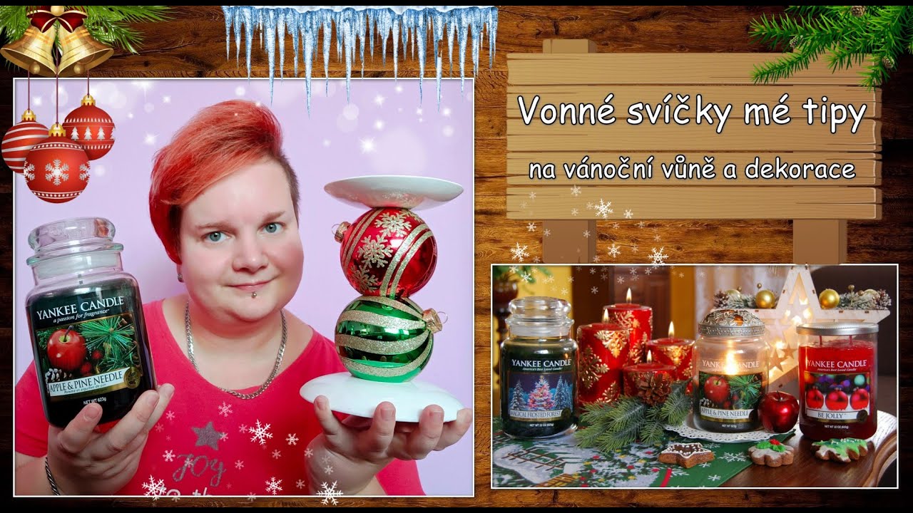 Vonné svíčky: Mé tipy na vánoční vůně a dekorace 🎄🎁❄️☃️