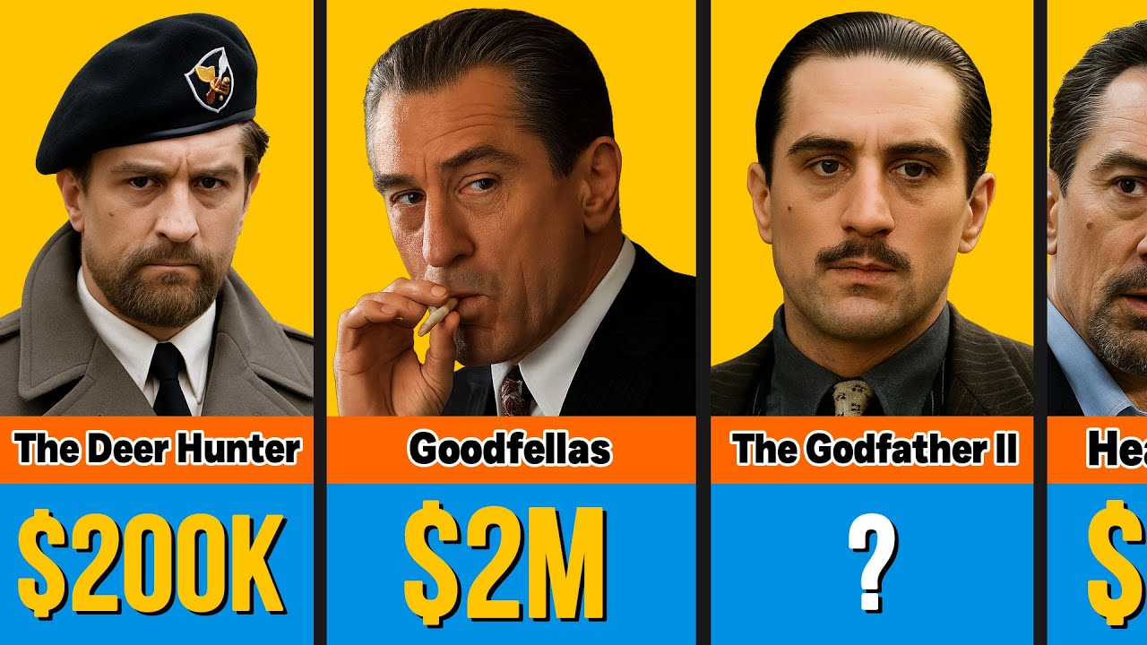💰🤑 Robert De Niro's Paycheck For Every Movie He Ever Made