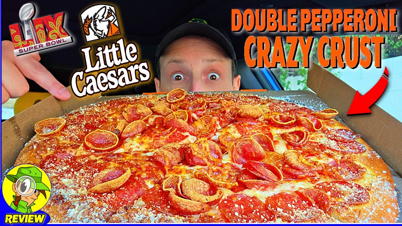 Little Caesars® Double Pepperoni Crazy Crust Pizza Review 🤪✌️🍕 ⎮ Peep THIS Out! 🕵️‍♂️