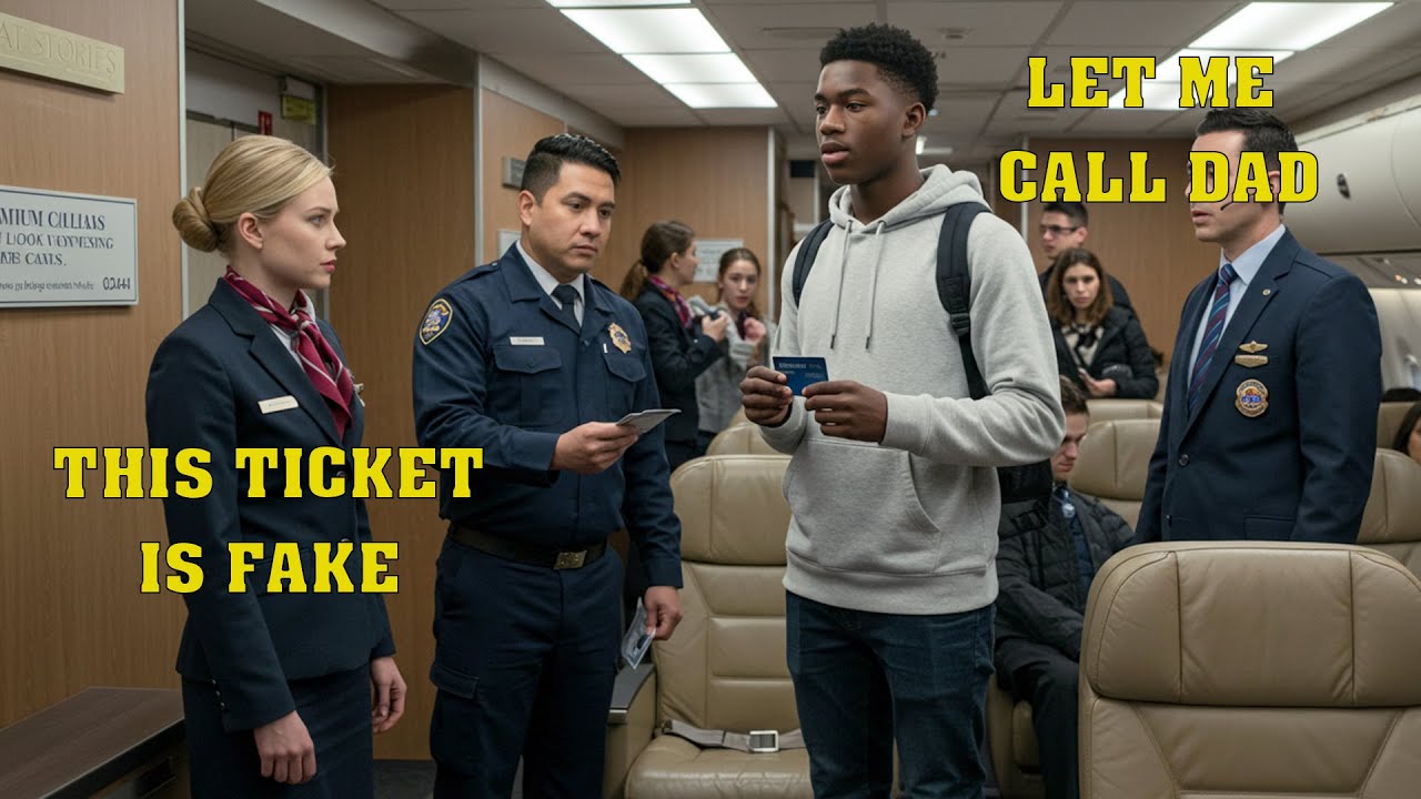 Black Teen Kicked Out from First Class- 5 Mintutes Later, The CEO Dad Calls and the Plane’s Grounded
