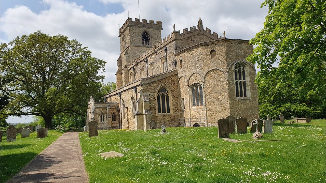8th Century Church walking tour, Wing Buckinghamshire 4K, Rual England