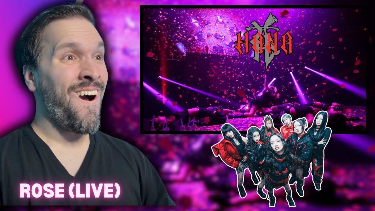 NEW J-POP Fan Reacts To HANA / ROSE -デビュー直前イベント Live performance-