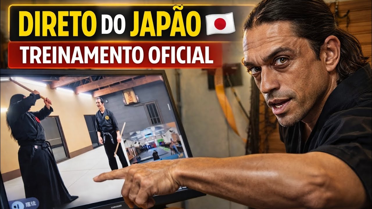 Direto do Japão: Treinamento Oficial com meu Sensei 🇯🇵