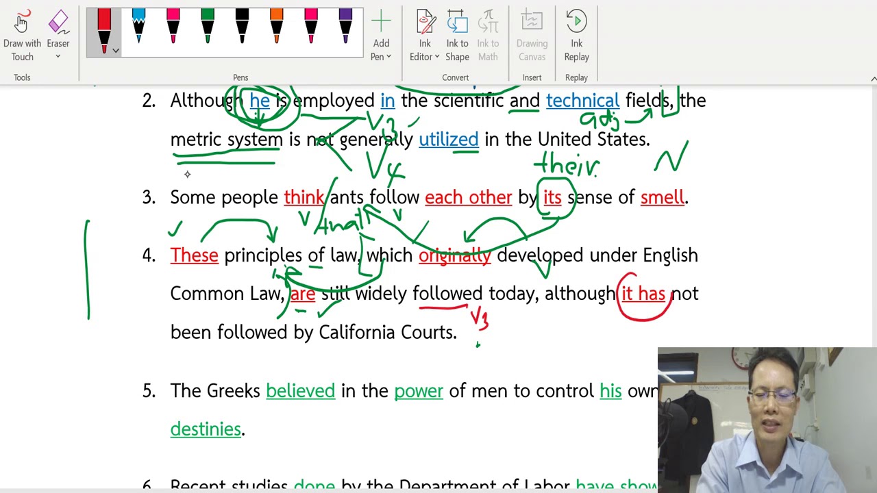 สรุป Grammar TOEFL