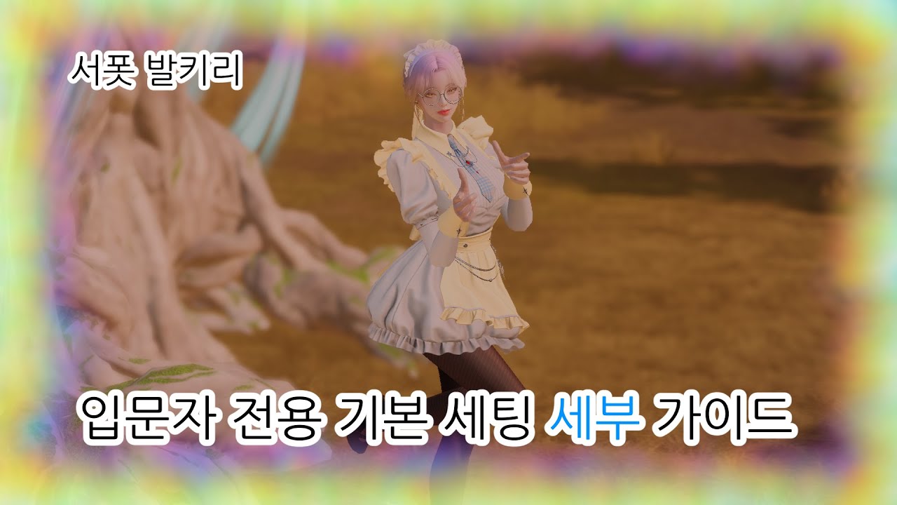 서폿 발키리 입문자 전용 기본 세팅 세부 가이드