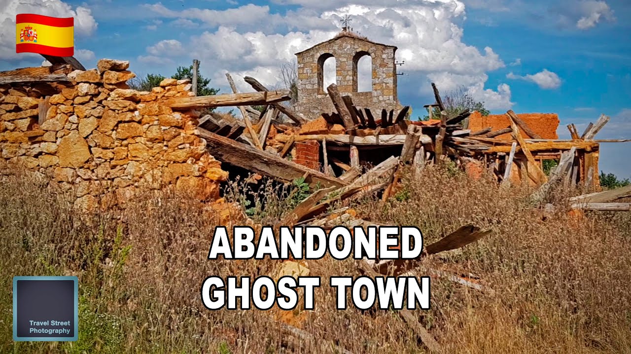 ABANDONED GHOST TOWN. SORIA. SPAIN.
