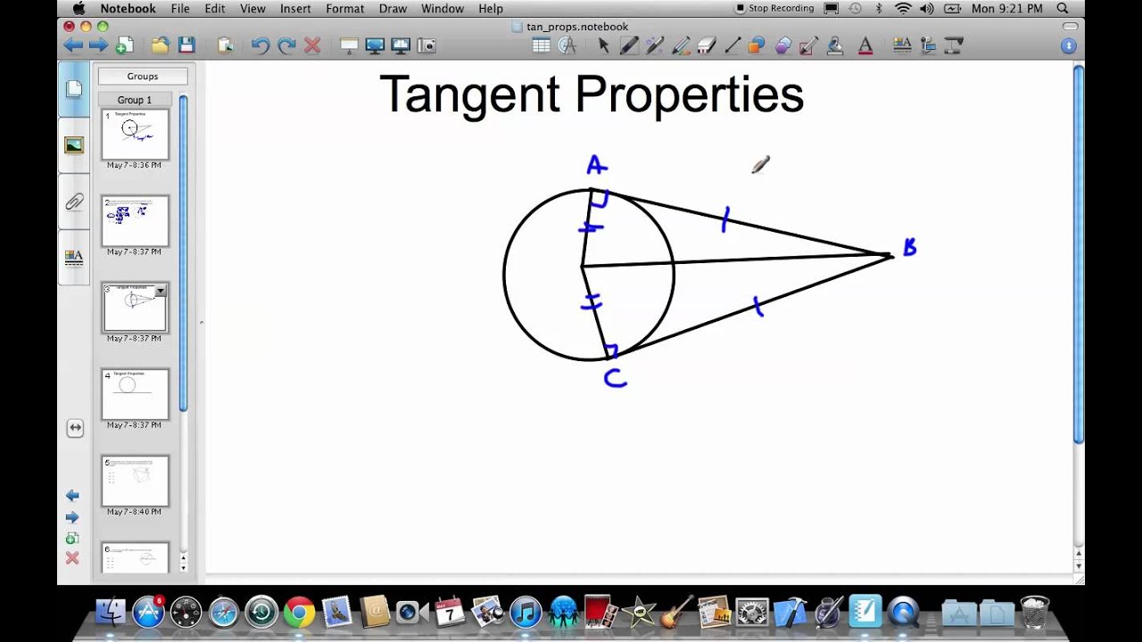 Properties of Tangent Lines