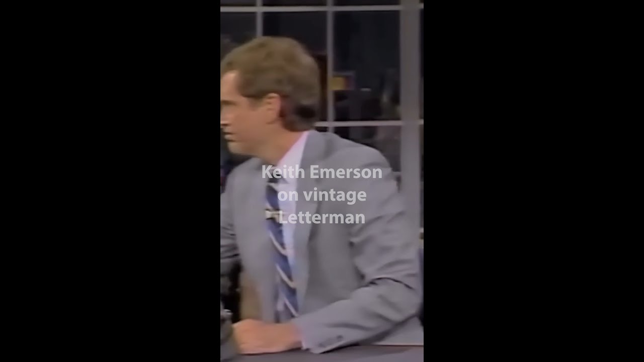 Keith Emerson on vintage Letterman
