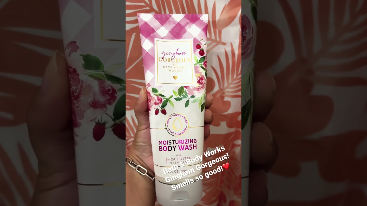 Bath & Body Works Gingham Gorgeous moisturizing body wash #hygiene #smellsogood