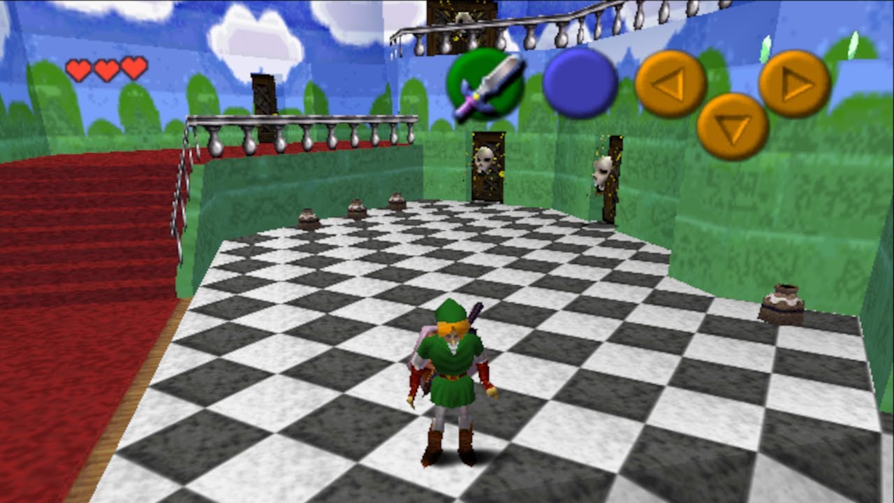 Super Mario 64 Levels In Ocarina of Time